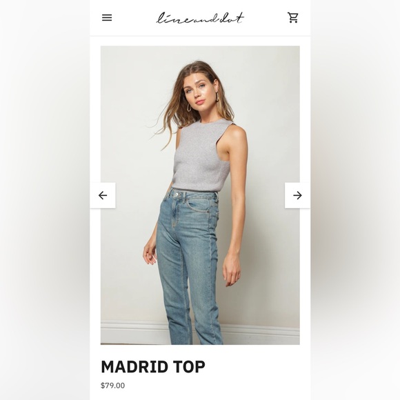 🆕 Line & Dot NWOT Madrid Sweater Top - Picture 2 of 8